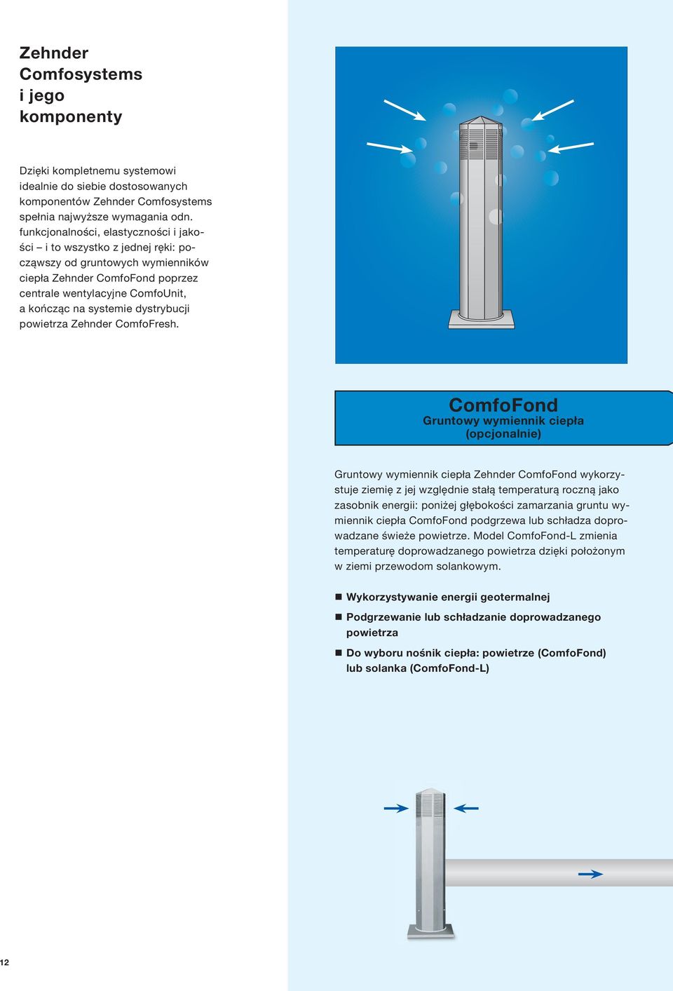 dystrybucji powietrza Zehnder ComfoFresh.