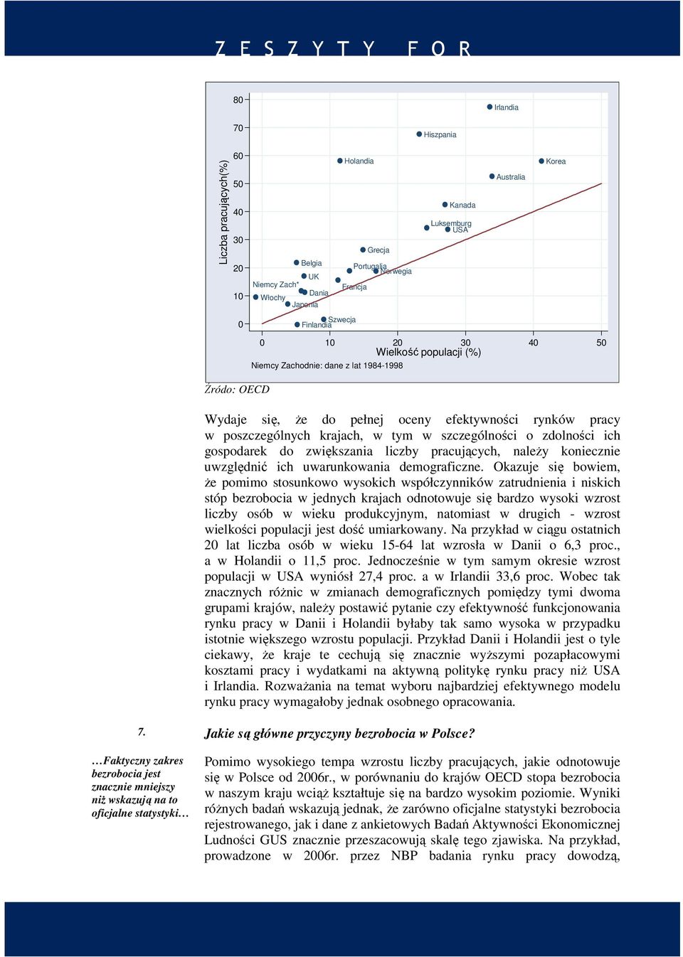 szczególności o zdolności ich gospodarek do zwiększania liczby pracujących, należy koniecznie uwzględnić ich uwarunkowania demograficzne.