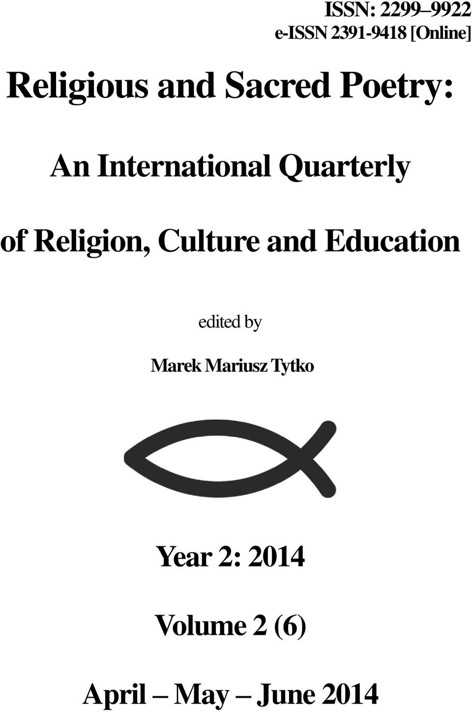 Religion, Culture and Education edited by Marek