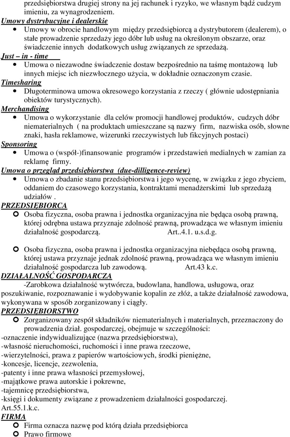 innych dodatkowych usług związanych ze sprzedażą.