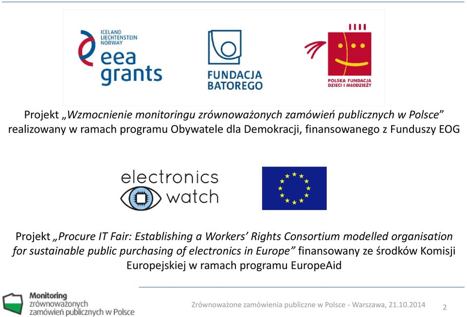 Establishing a Workers Rights Consortium modelled organisation for sustainable public