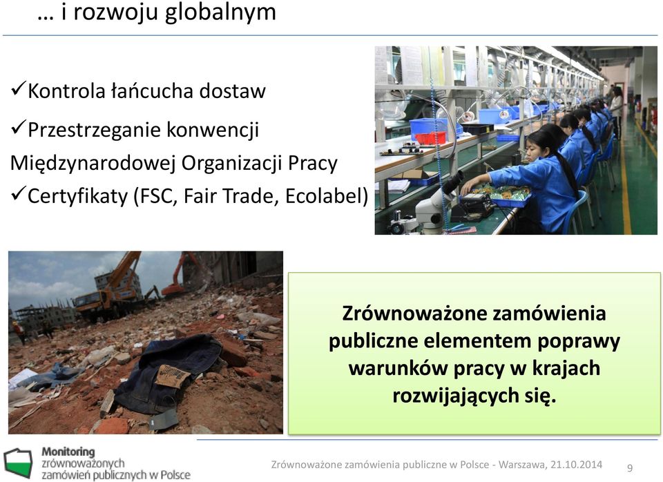 (FSC, Fair Trade, Ecolabel) Zrównoważone zamówienia