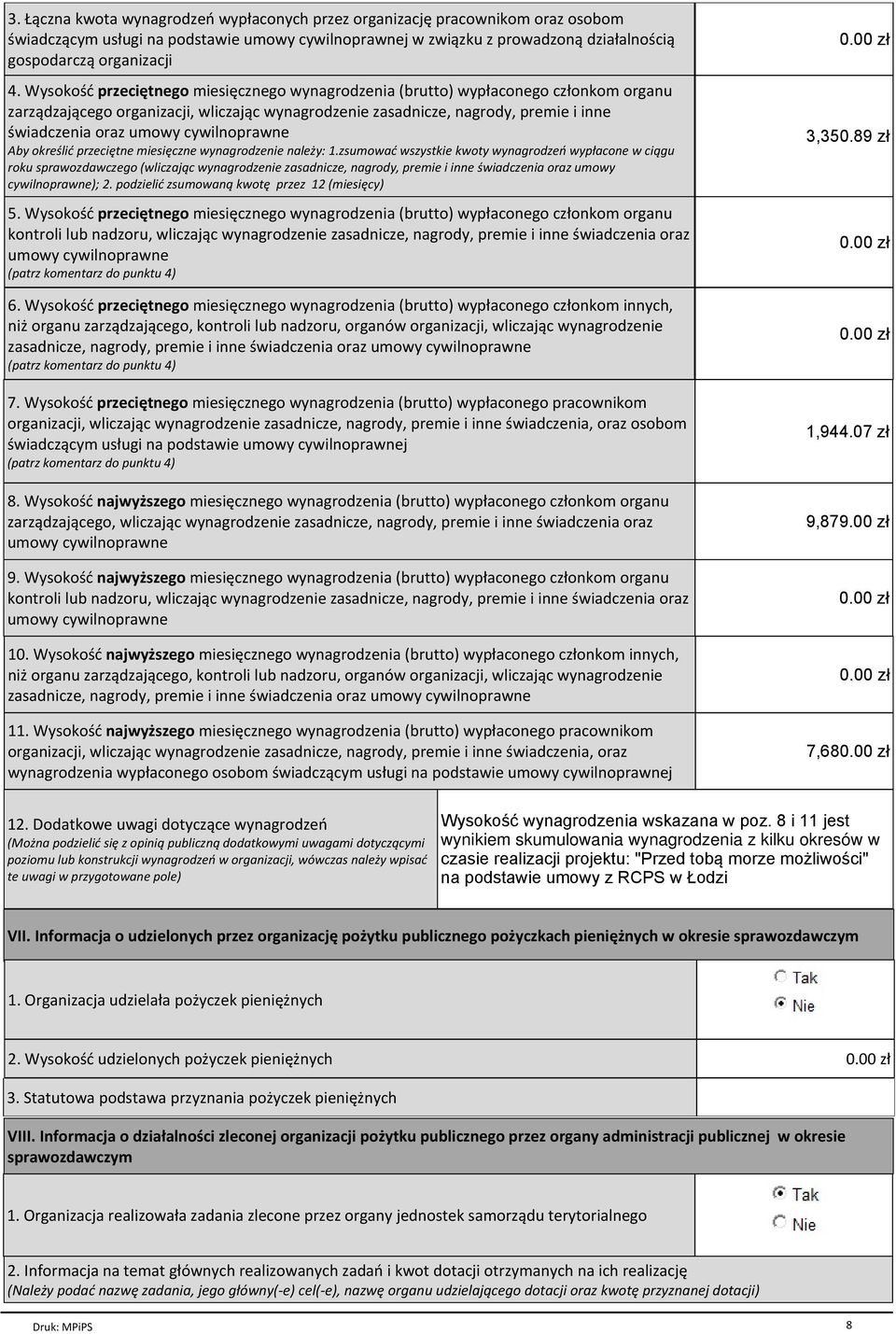 cywilnoprawne Aby określić przeciętne miesięczne wynagrodzenie należy: 1.