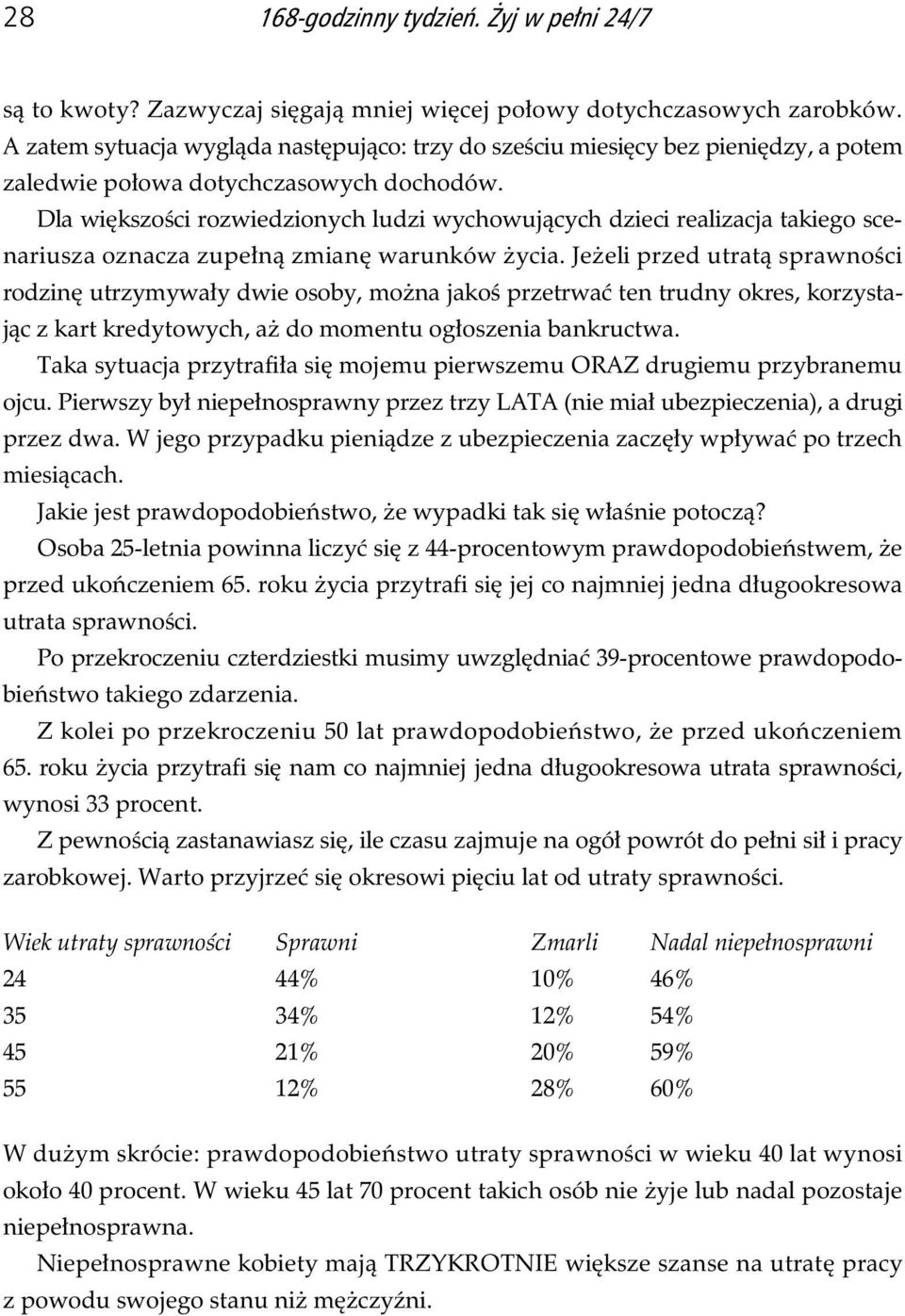 Dla wi kszo ci rozwiedzionych ludzi wychowuj cych dzieci realizacja takiego scenariusza oznacza zupe n zmian warunków ycia.