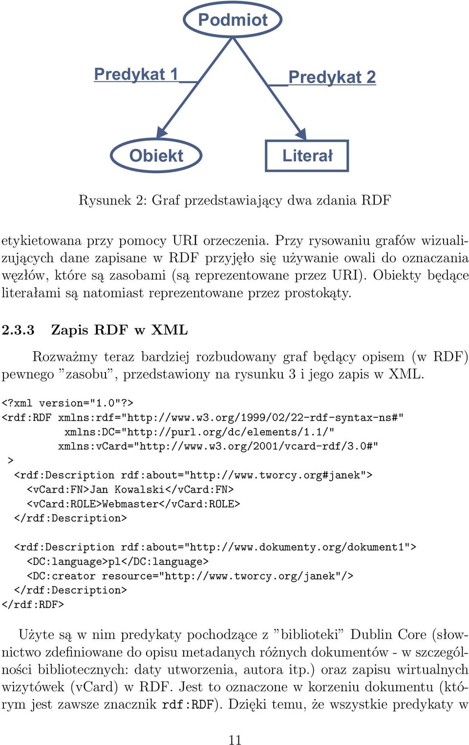 Obiekty będące literałami są natomiast reprezentowane przez prostokąty. 2.3.