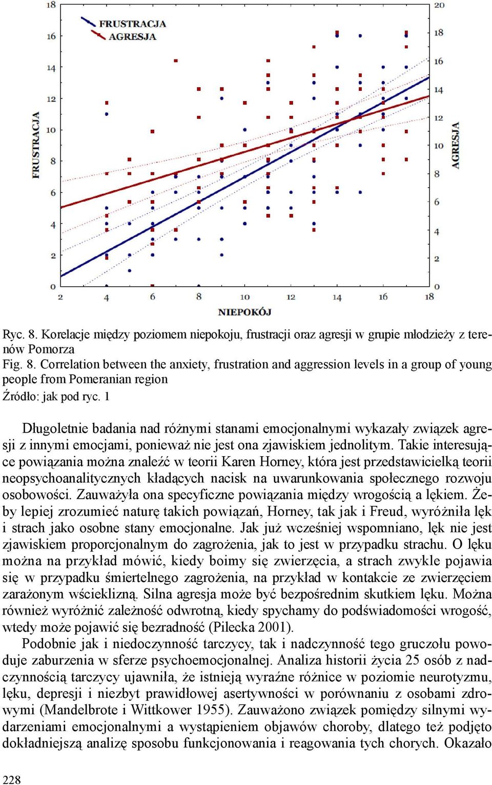 Takie interesujące powiązania można znaleźć w teorii Karen Horney, która jest przedstawicielką teorii neopsychoanalitycznych kładących nacisk na uwarunkowania społecznego rozwoju osobowości.