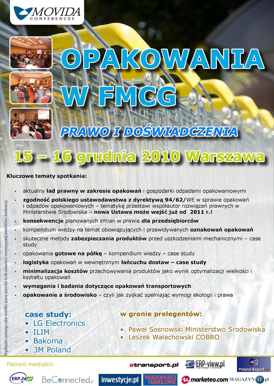 współautor rozwiązań prawnych w Ministerstwie Środowiska nowa Ustawa może wejść już od 2011 r.