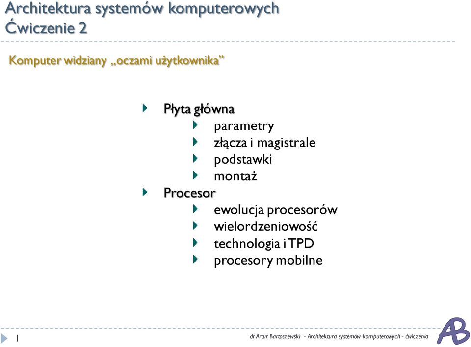 złącza i magistrale podstawki montaż Procesor ewolucja