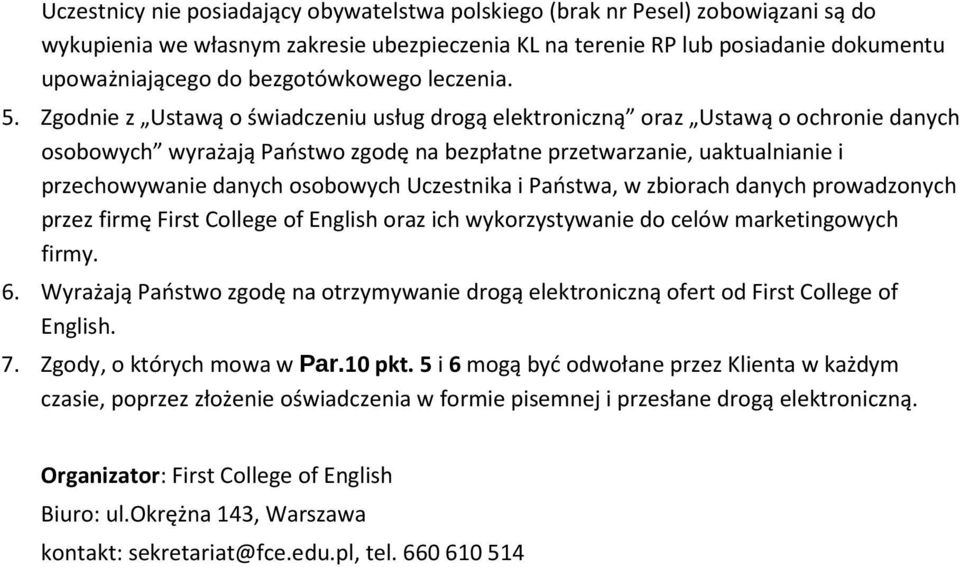 Zgodnie z Ustawą o świadczeniu usług drogą elektroniczną oraz Ustawą o ochronie danych osobowych wyrażają Państwo zgodę na bezpłatne przetwarzanie, uaktualnianie i przechowywanie danych osobowych