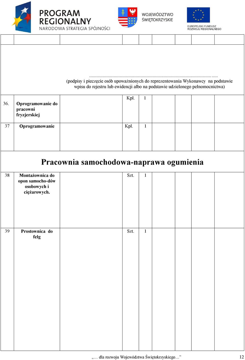 1 Pracownia samochodowa-naprawa ogumienia 38