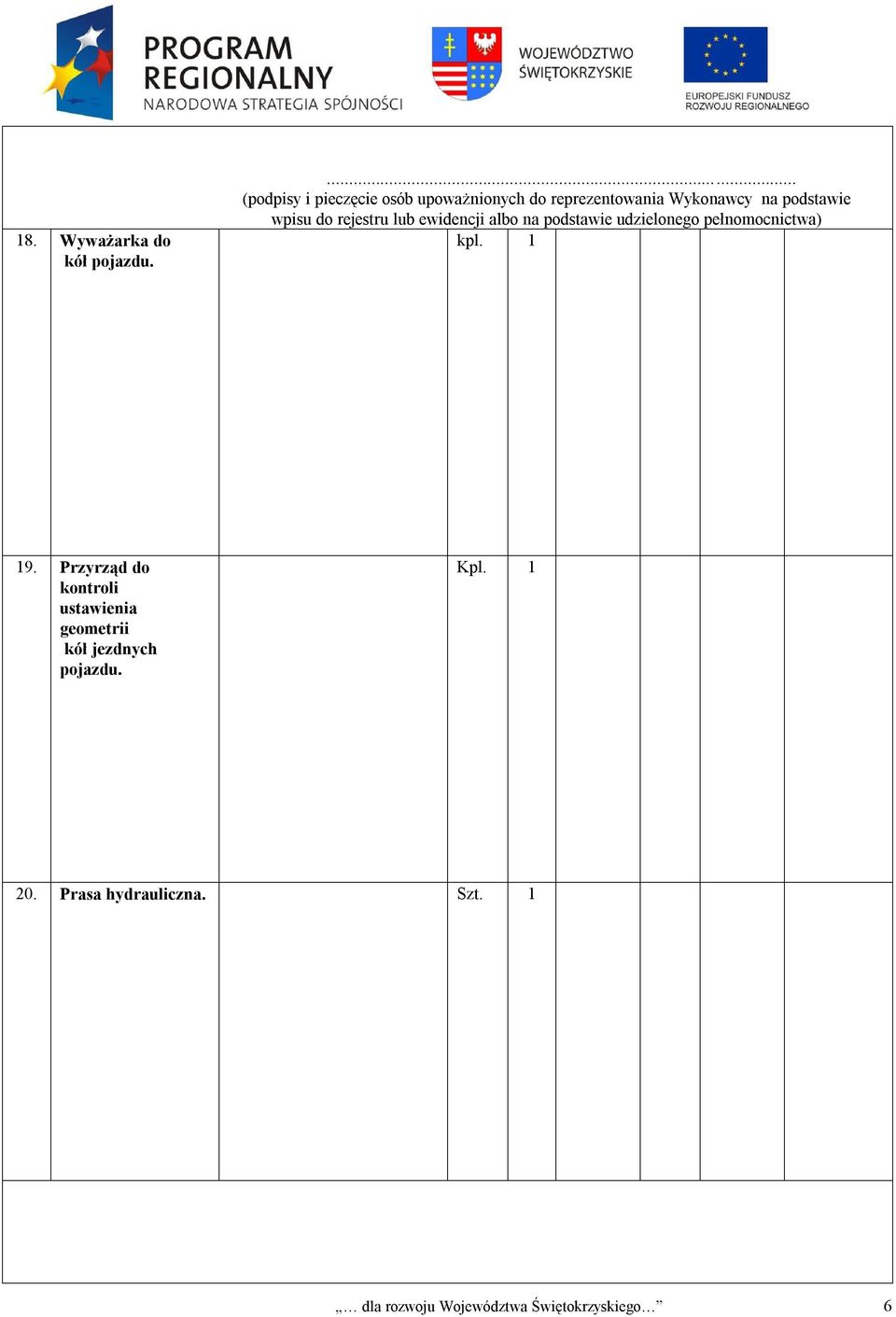 ustawienia geometrii kół jezdnych