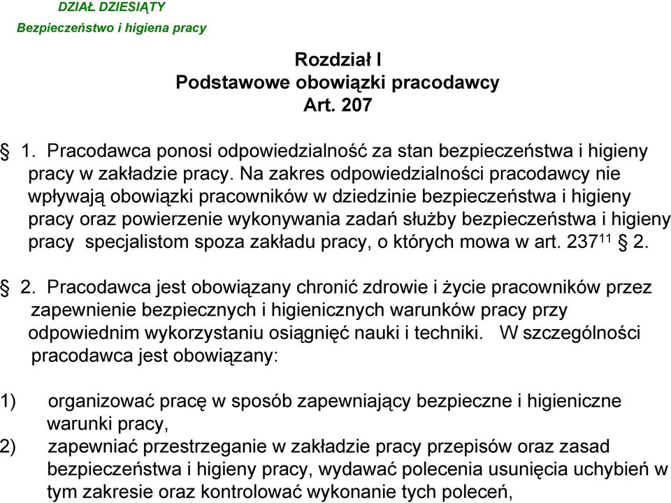 specjalistom spoza zakładu pracy, o których mowa w art. 23