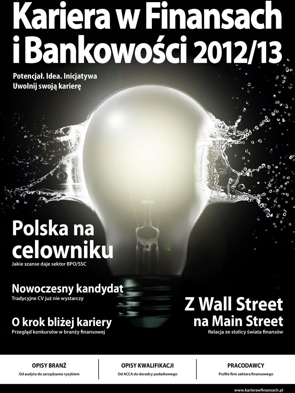 już nie wystarczy O krok bliżej kariery Przegląd konkursów w branży finansowej Z Wall Street na Main Street Relacja ze