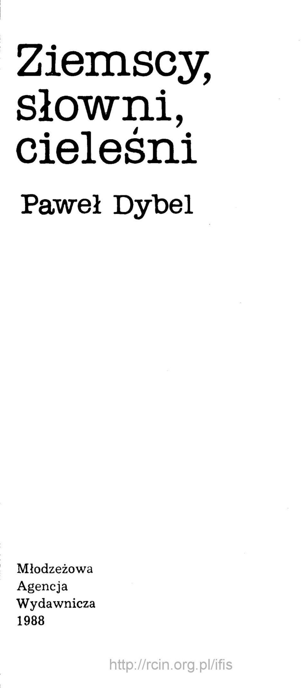 Dybel Młodzeżowa