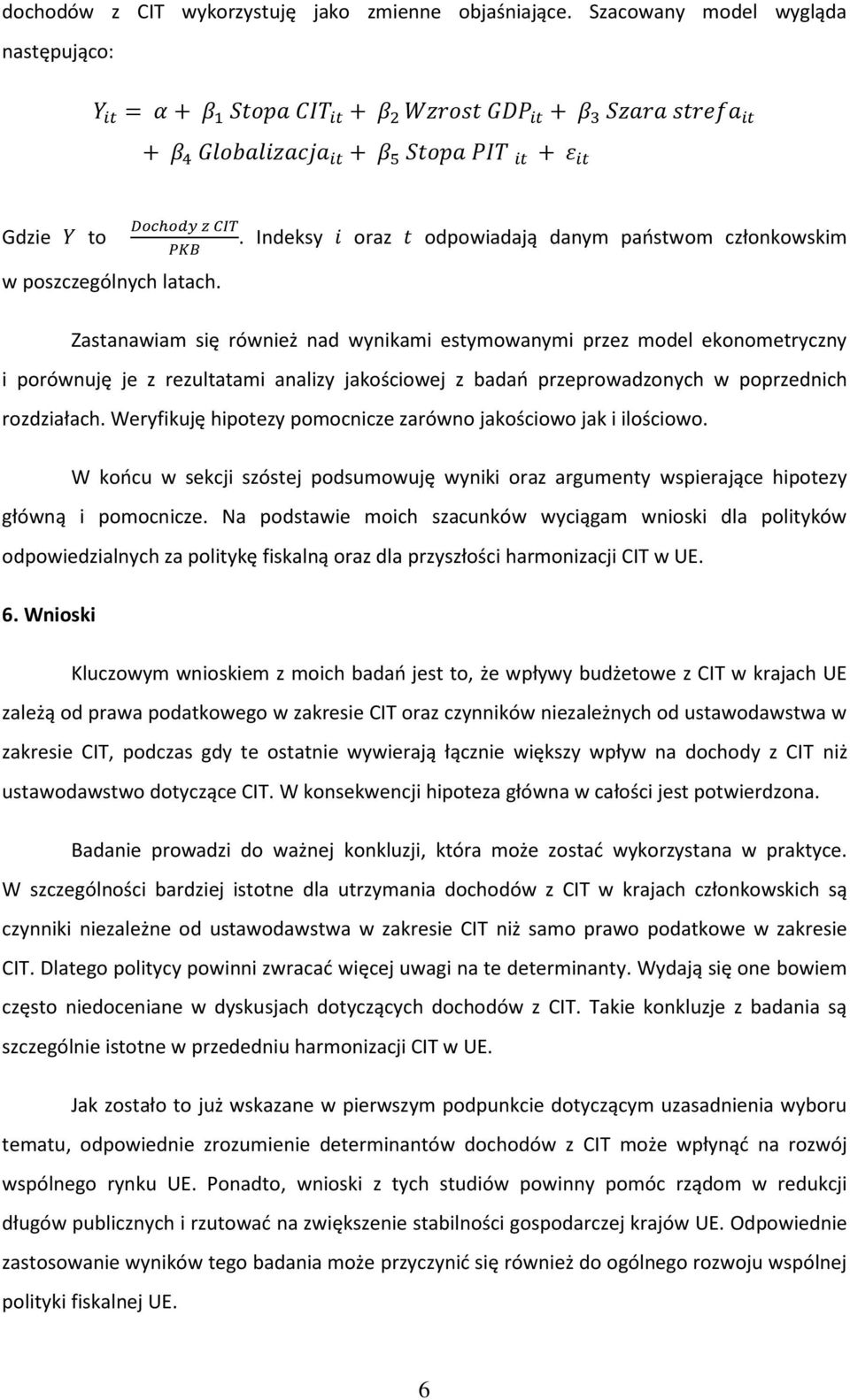 poszczególnych latach.