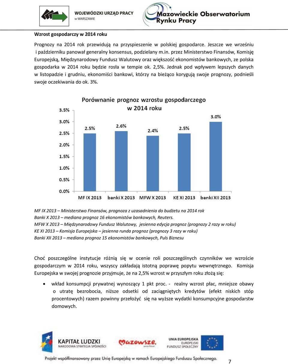 Jednak pod wpływem lepszych danych w listopadzie i grudniu, ekonomiści bankowi, którzy na bieżąco korygują swoje prognozy, podnieśli swoje oczekiwania do ok. 3%.