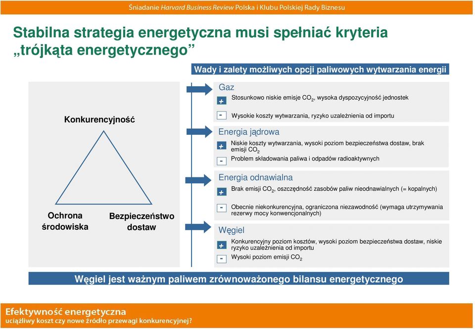 składowania paliwa i odpadów radioaktywnych Ochrona środowiska Bezpieczeństwo dostaw Energia odnawialna + - Brak emisji CO 2, oszczędność zasobów paliw nieodnawialnych (= kopalnych) Obecnie