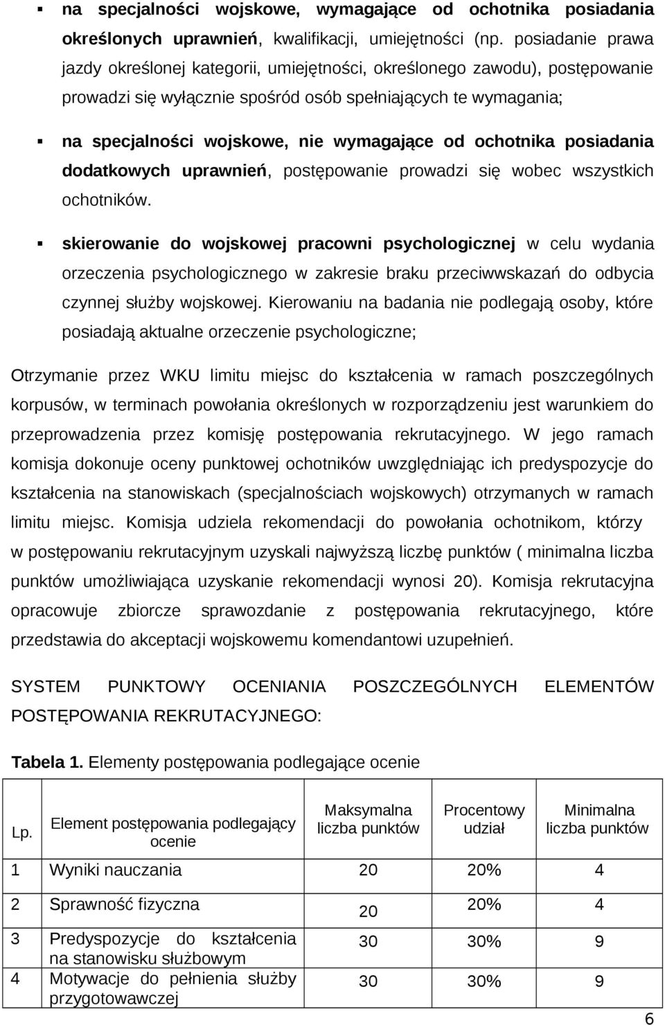 od ochotnika posiadania dodatkowych uprawnień, postępowanie prowadzi się wobec wszystkich ochotników.