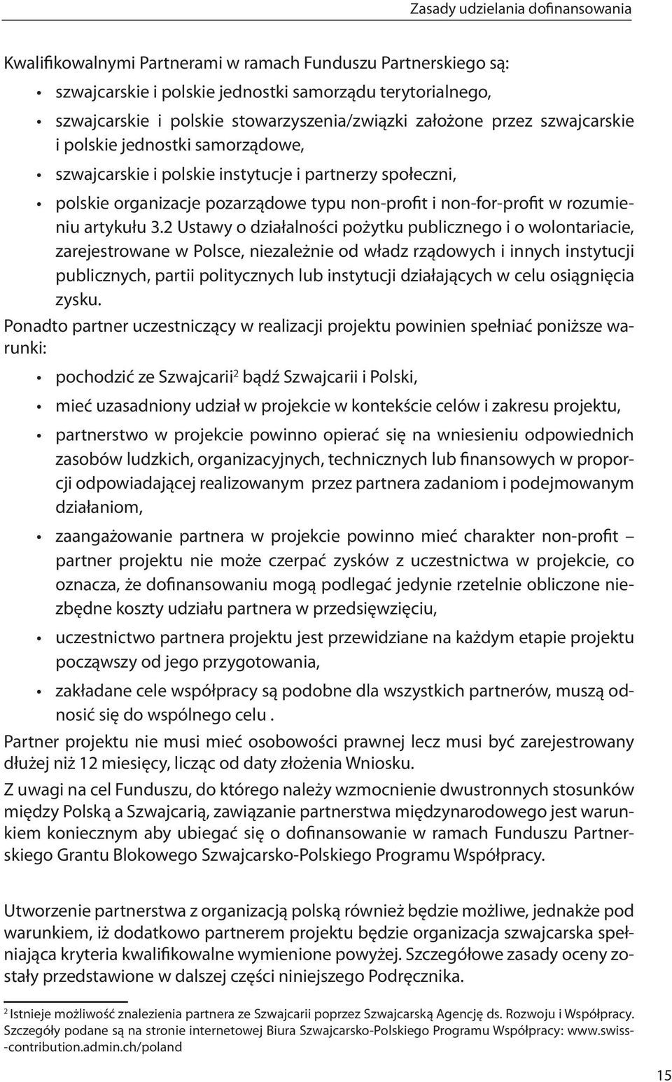 non-for-profit w rozumieniu artykułu 3.