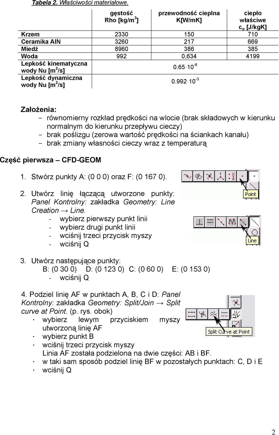 Lepkość dynamiczna wody Nu [m /s] 0.65 10-6 0.