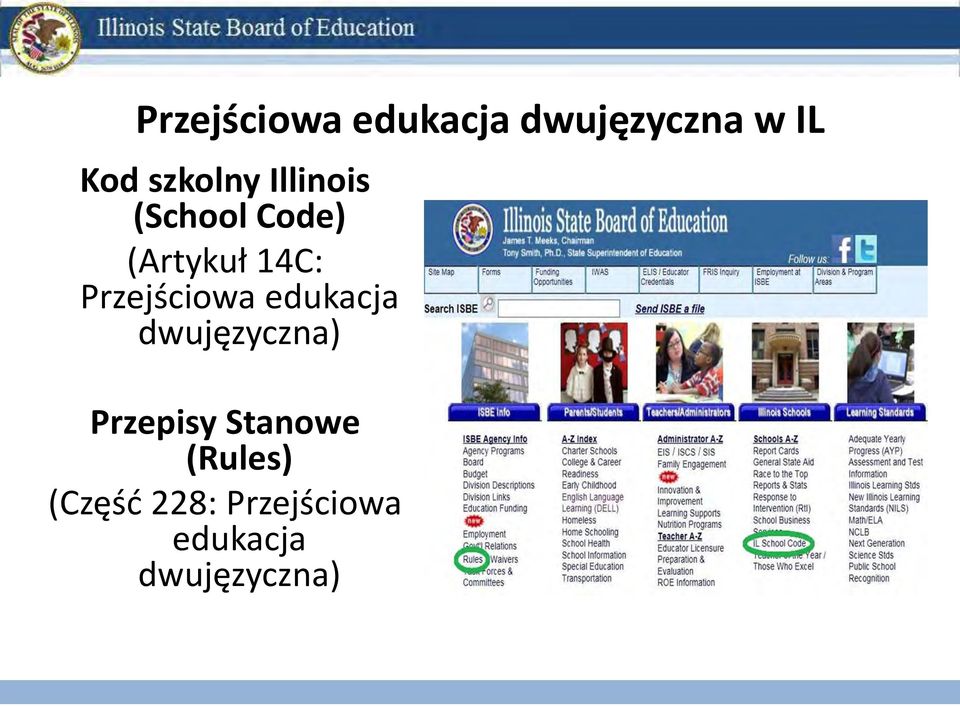 Przejściowa edukacja dwujęzyczna) Przepisy