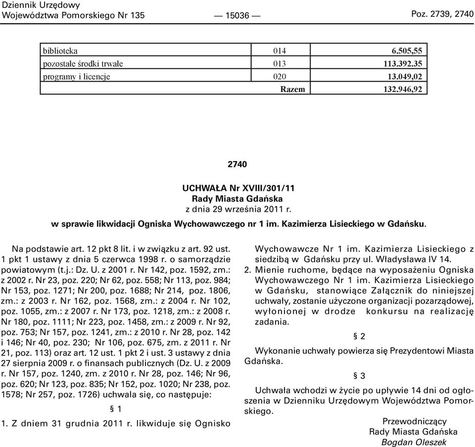 i w związku z art. 92 ust. 1 pkt 1 ustawy z dnia 5 czerwca 1998 r. o samorządzie powiatowym (t.j.: Dz. U. z 2001 r. Nr 142, poz. 1592, zm.: z 2002 r. Nr 23, poz. 220; Nr 62, poz. 558; Nr 113, poz.