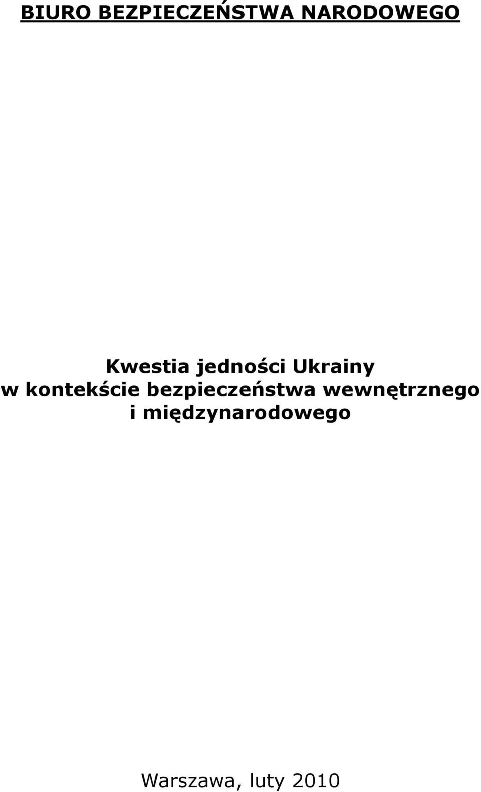 kontekście bezpieczeństwa