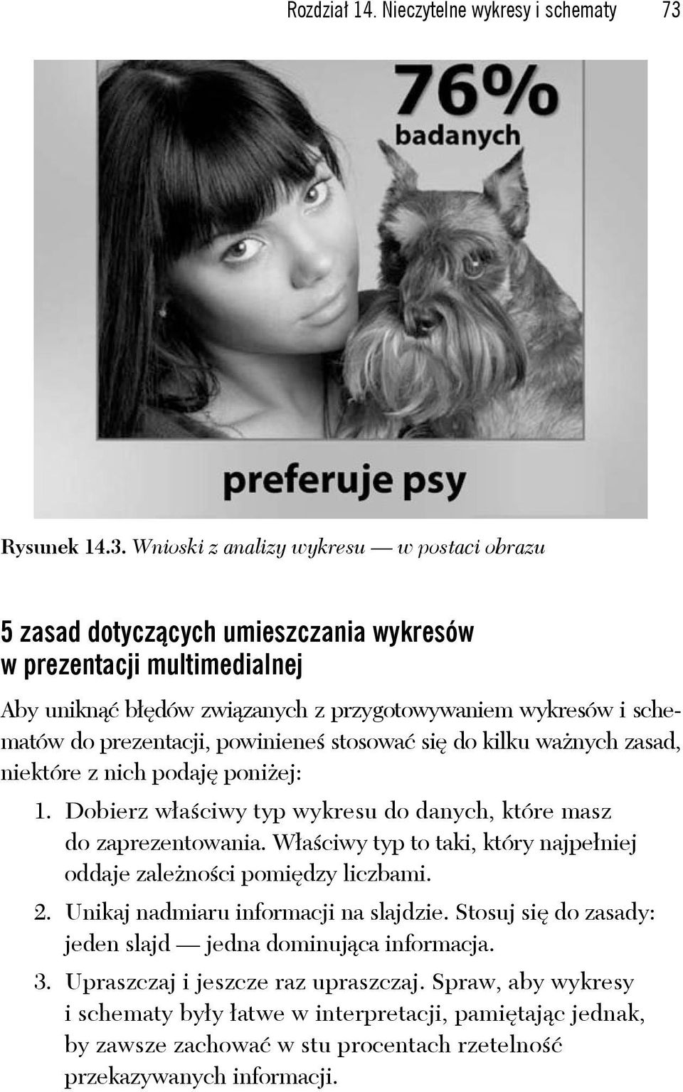 Wnioski z analizy wykresu w postaci obrazu 5 zasad dotyczących umieszczania wykresów w prezentacji multimedialnej Aby uniknąć błędów związanych z przygotowywaniem wykresów i schematów do