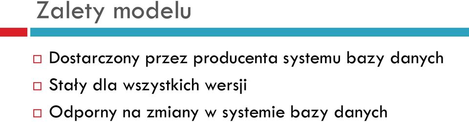 Stały dla wszystkich wersji