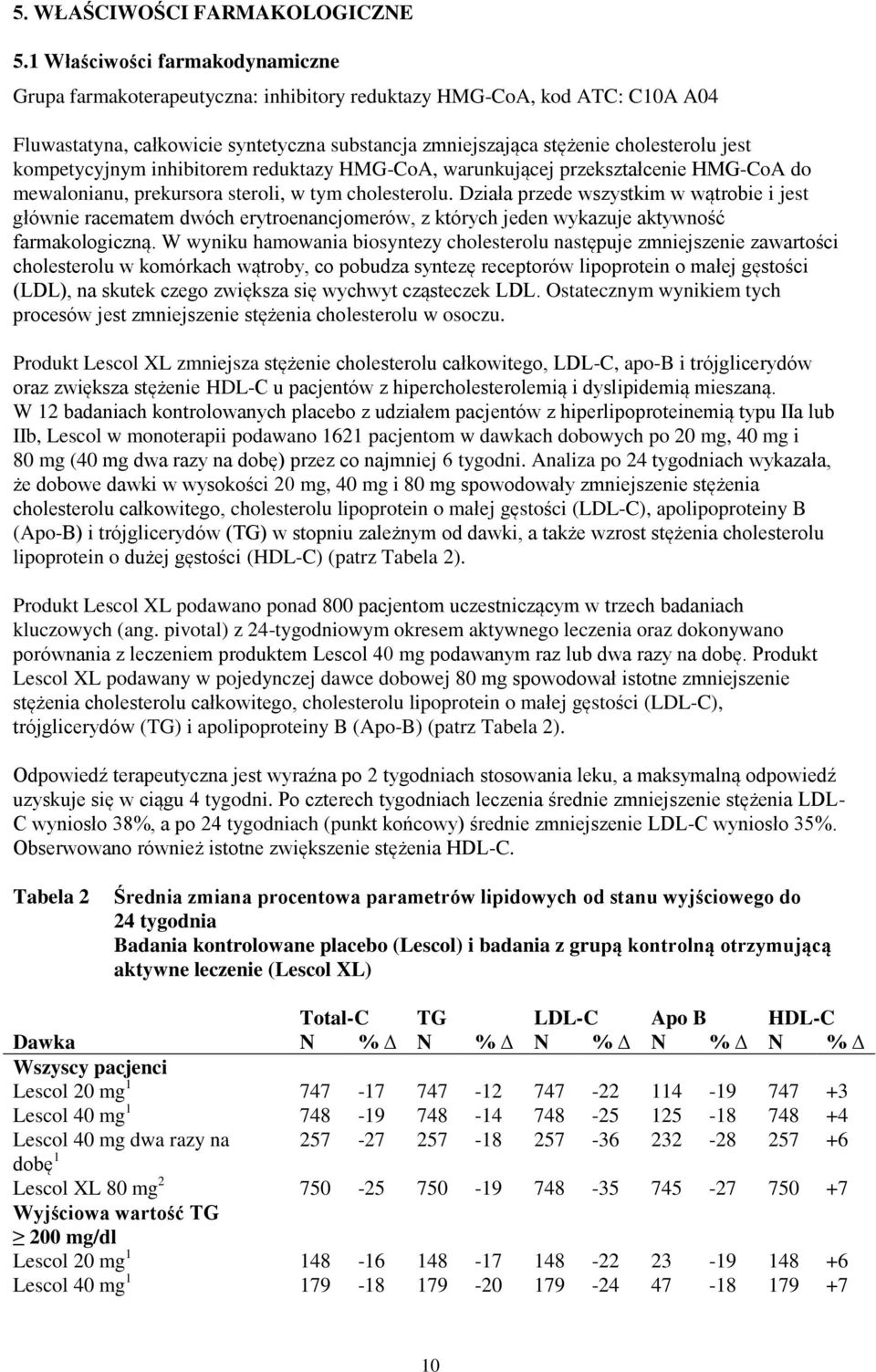 kompetycyjnym inhibitorem reduktazy HMG-CoA, warunkującej przekształcenie HMG-CoA do mewalonianu, prekursora steroli, w tym cholesterolu.