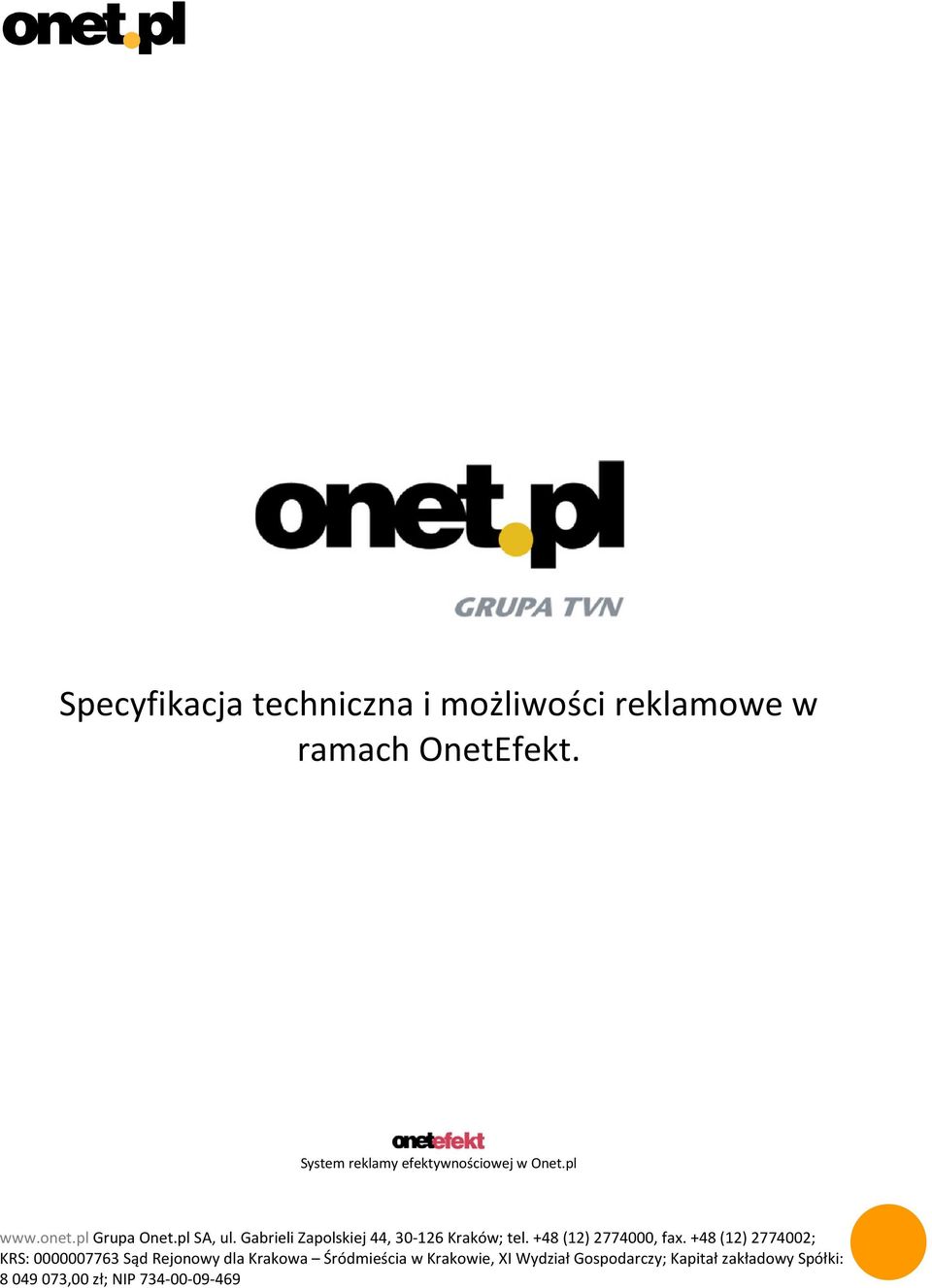 onet.pl Grupa Onet.pl SA, ul.