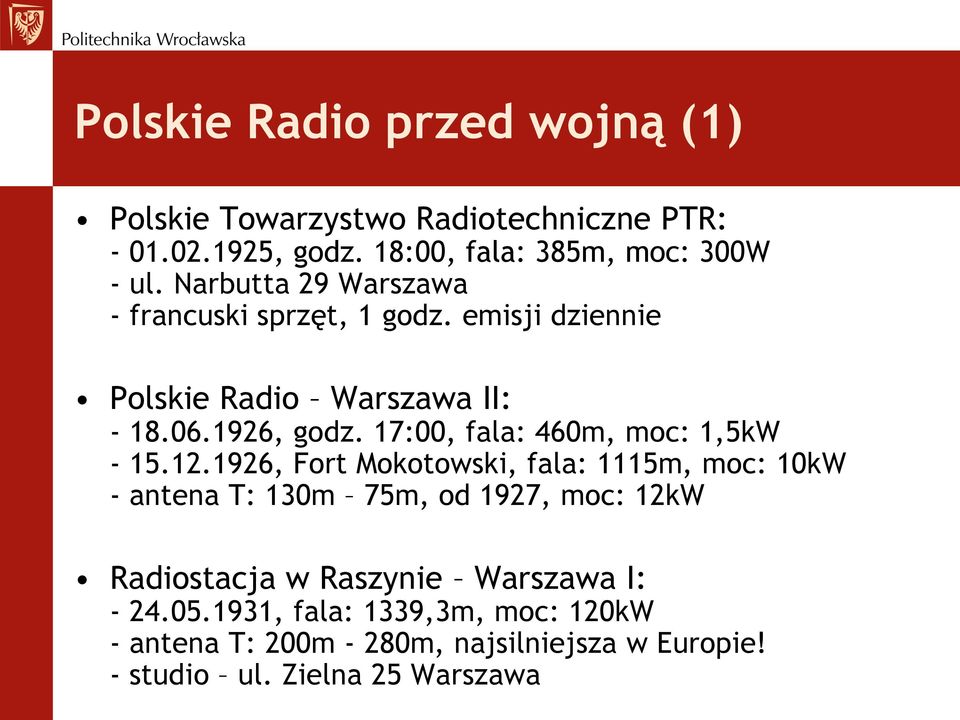 17:00, fala: 460m, moc: 1,5kW - 15.12.