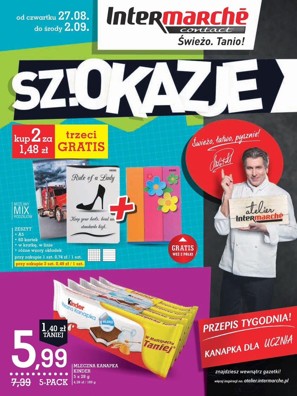 okładek przy zakupie 1 szt. 0,74 zł / 1 szt. przy zakupie 3 szt.