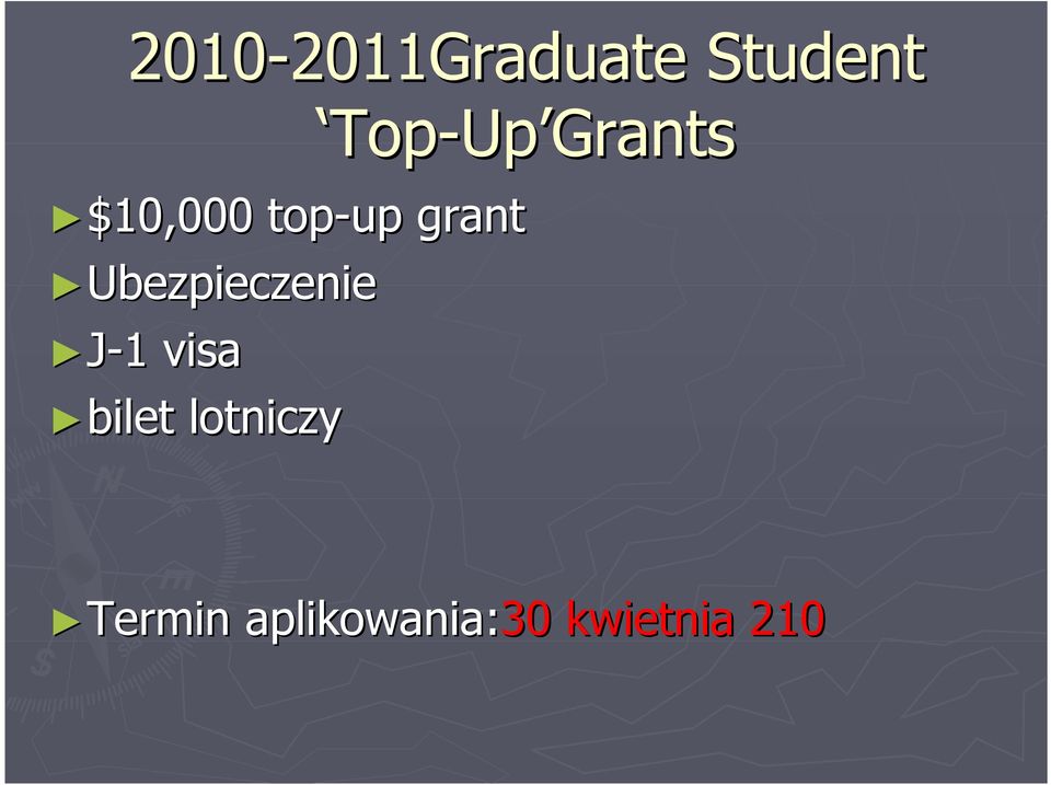 grant Ubezpieczenie J-1 1 visa bilet