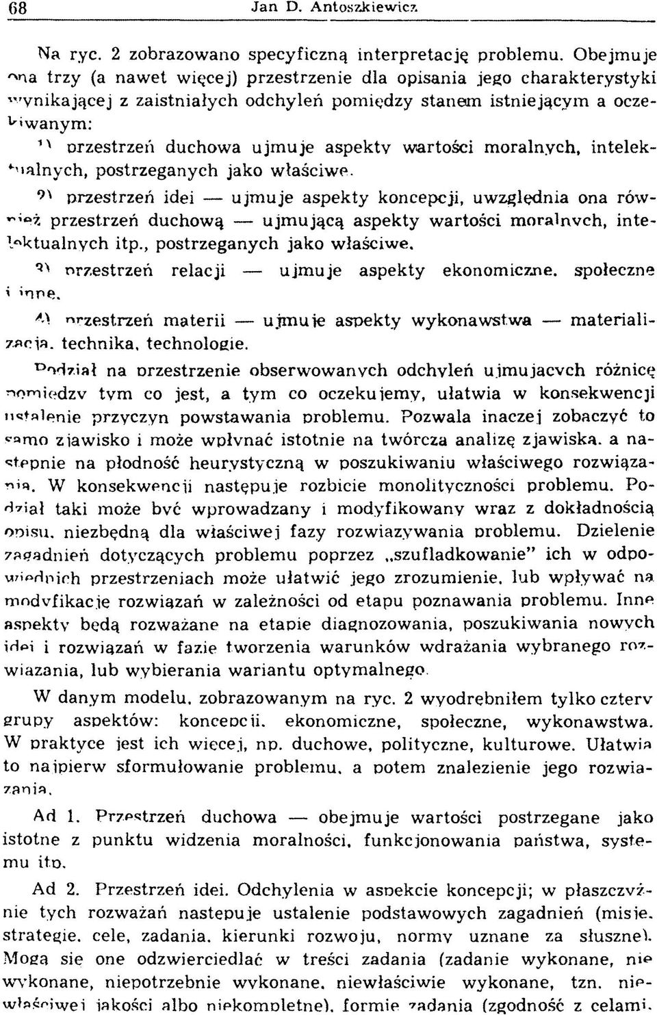 u je aspekty w artości m oralnych, intelektualnych, postrzeganych jako właściwe.