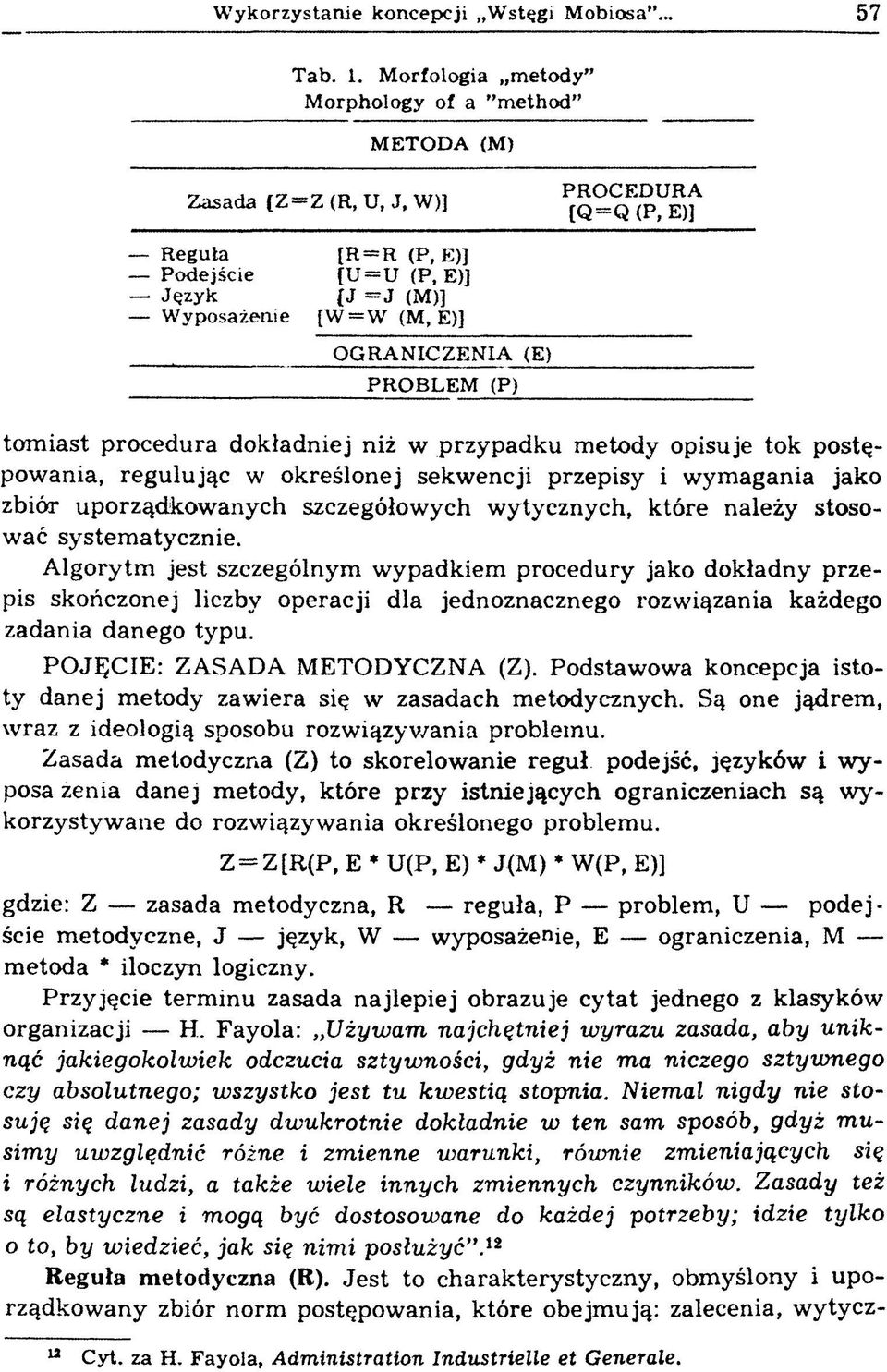 OGRANICZENIA (E) PROBLEM (P) tom iast procedura dokładniej niż w przypadku m etody opisuje tok postępowania, regulując w określonej sekw encji przepisy i w ym agania jako zbiór uporządkow anych