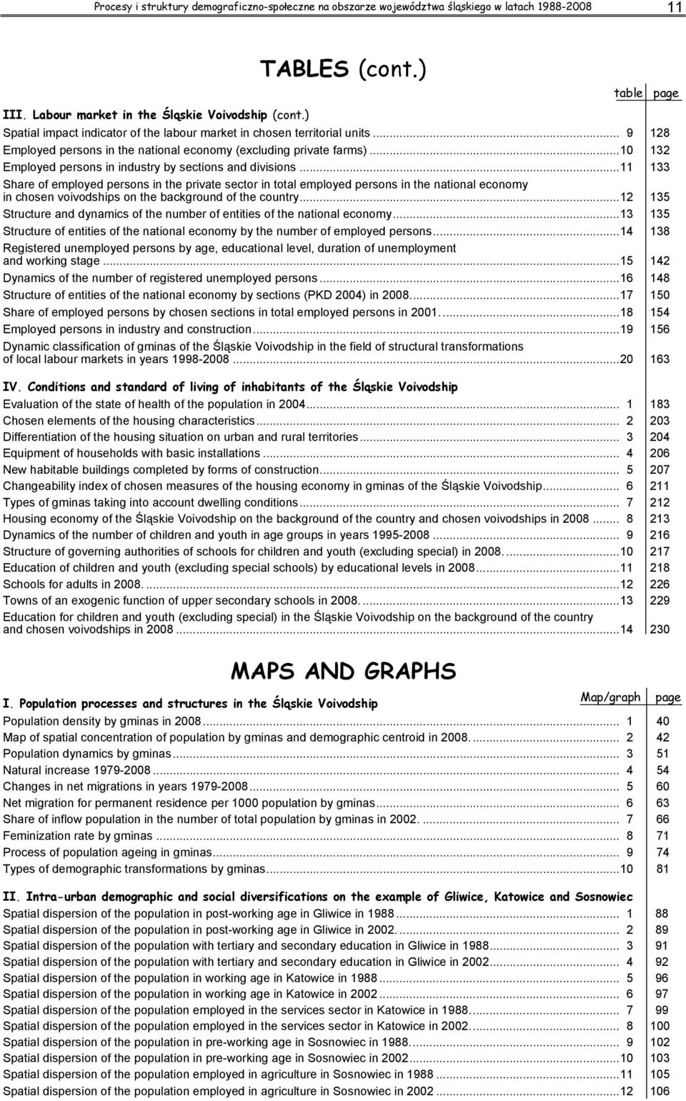 .. 10 132 Employed persons in industry by sections and divisions.