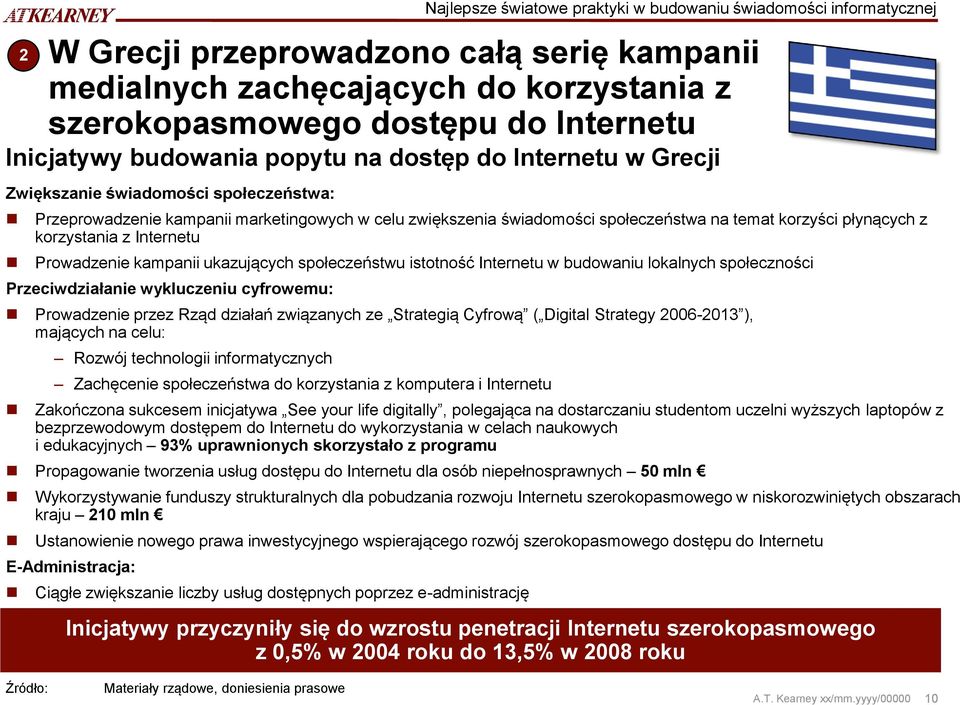 korzyści płynących z korzystania z Internetu Prowadzenie kampanii ukazujących społeczeństwu istotność Internetu w budowaniu lokalnych społeczności Przeciwdziałanie wykluczeniu cyfrowemu: Prowadzenie