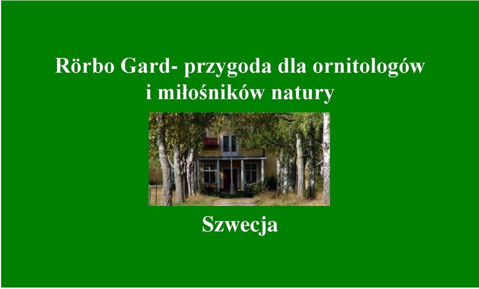 ornitologów i