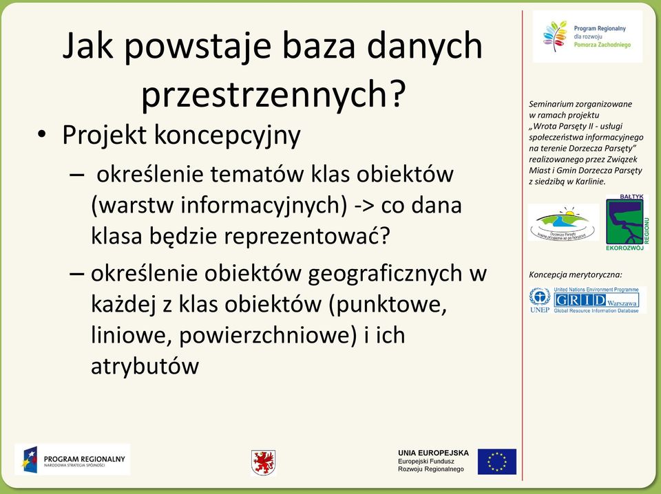 informacyjnych) -> co dana klasa będzie reprezentowad?