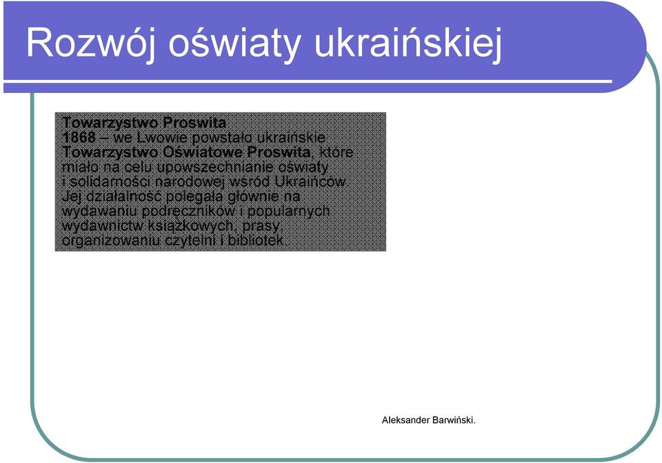 narodowej wśród Ukraińców.