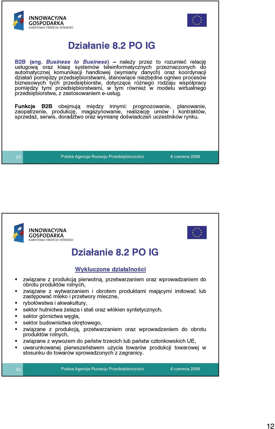 pomiędzy przedsiębiorstwami, stanowiące niezbędne ogniwo procesów biznesowych tych przedsiębiorstw, dotyczące różnego rodzaju współpracy pomiędzy tymi przedsiębiorstwami, w tym również w modelu