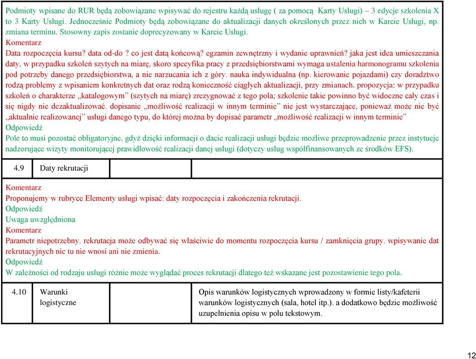 data od-do? co jest datą końcową? egzamin zewnętrzny i wydanie uprawnień?