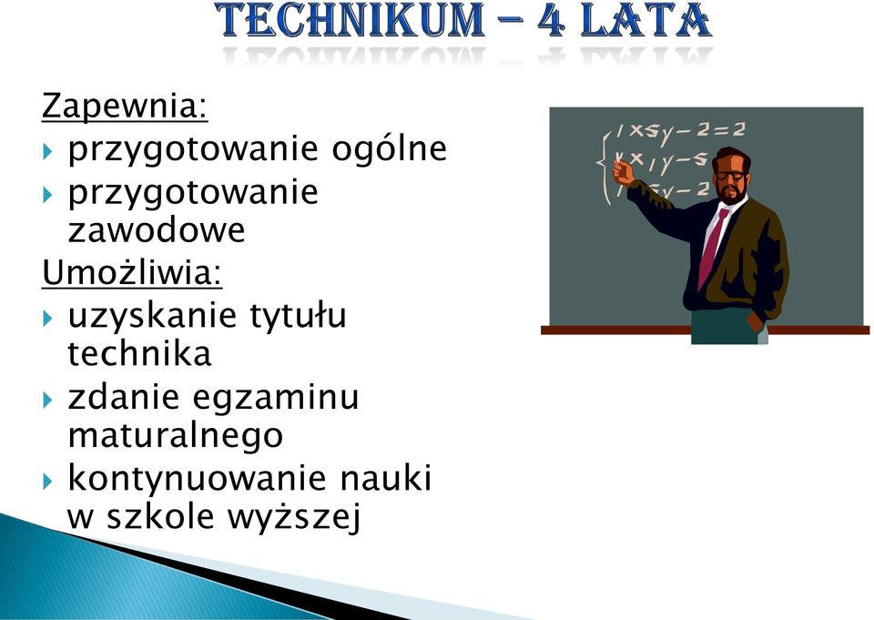 uzyskanie tytułu technika zdanie