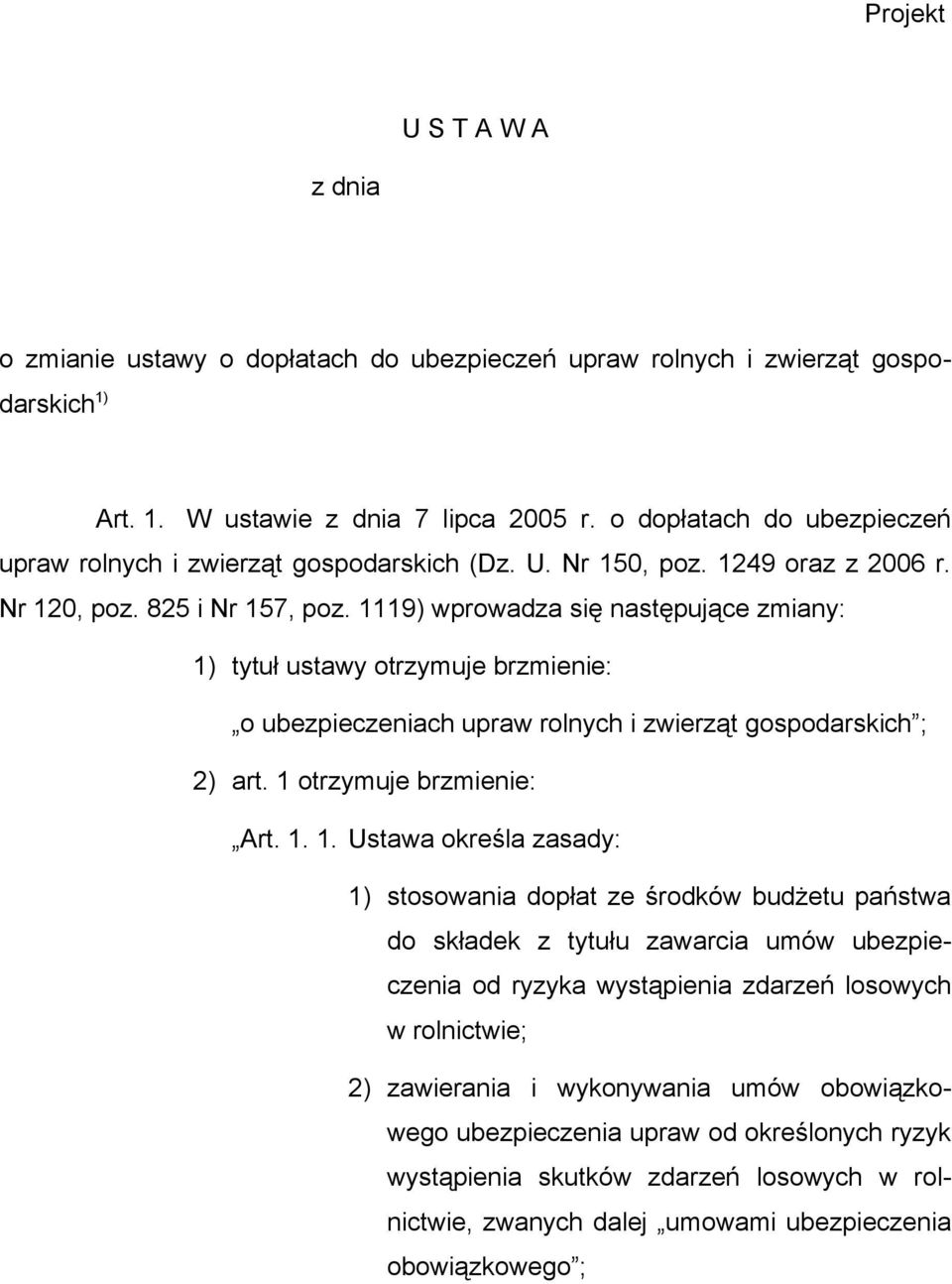 1119) wprowadza się następujące zmiany: 1)