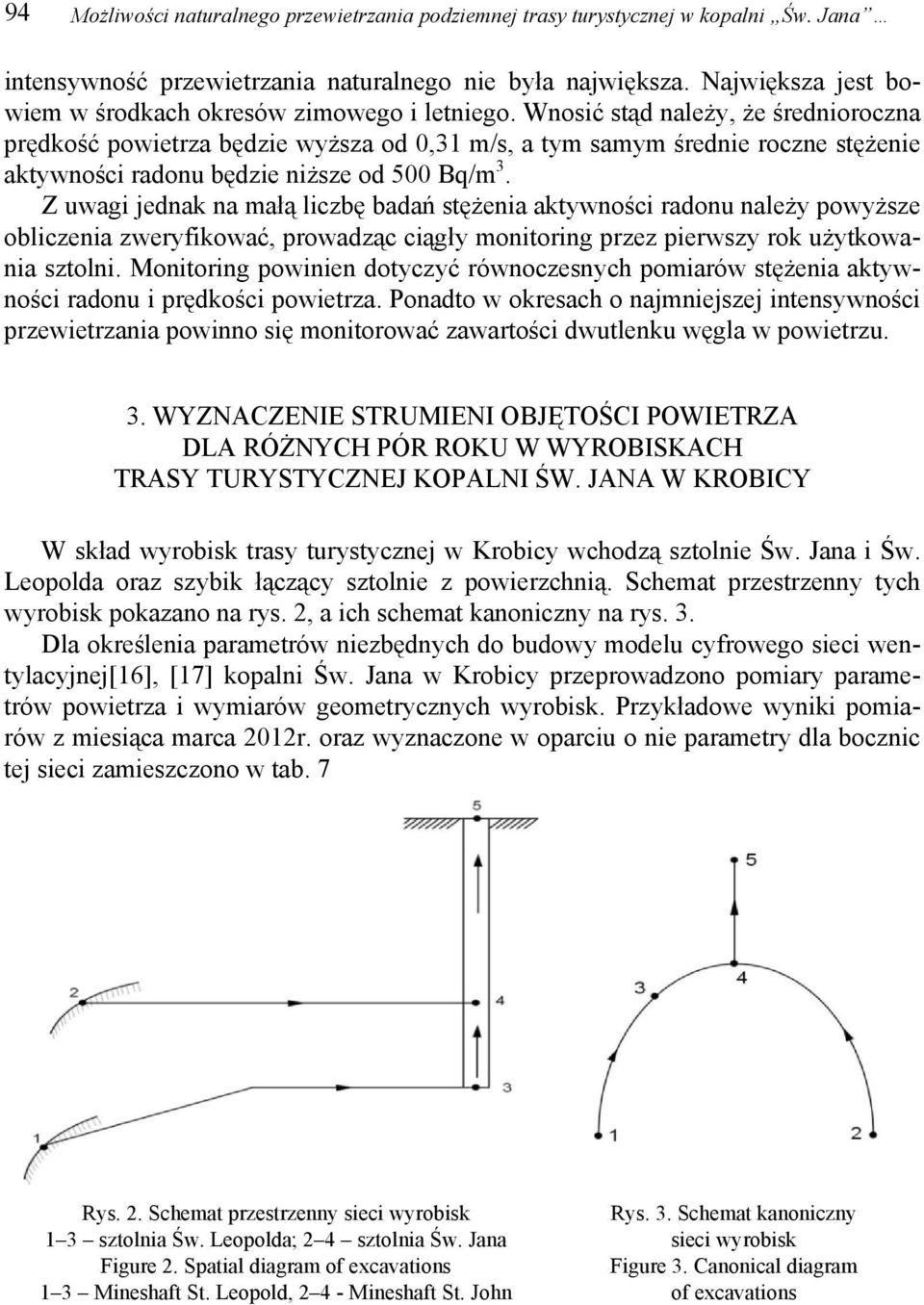 Wnosić stąd należy, że średnioroczna prędkość powietrza będzie wyższa od 0,31 m/s, a tym samym średnie roczne stężenie aktywności radonu będzie niższe od 500 Bq/m 3.