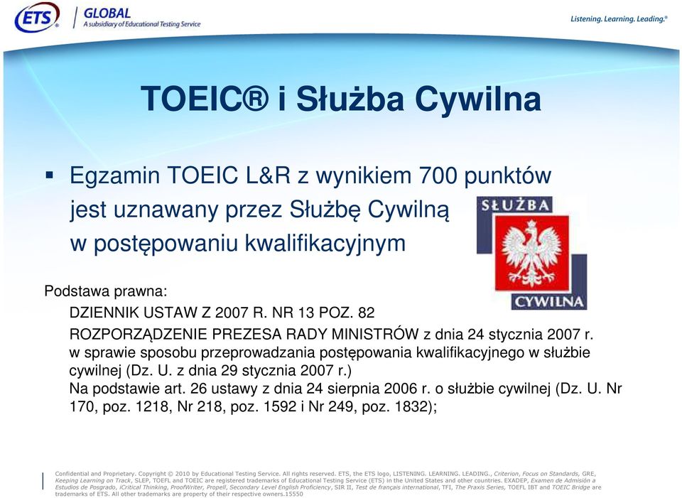 82 ROZPORZĄDZENIE PREZESA RADY MINISTRÓW z dnia 24 stycznia 2007 r.