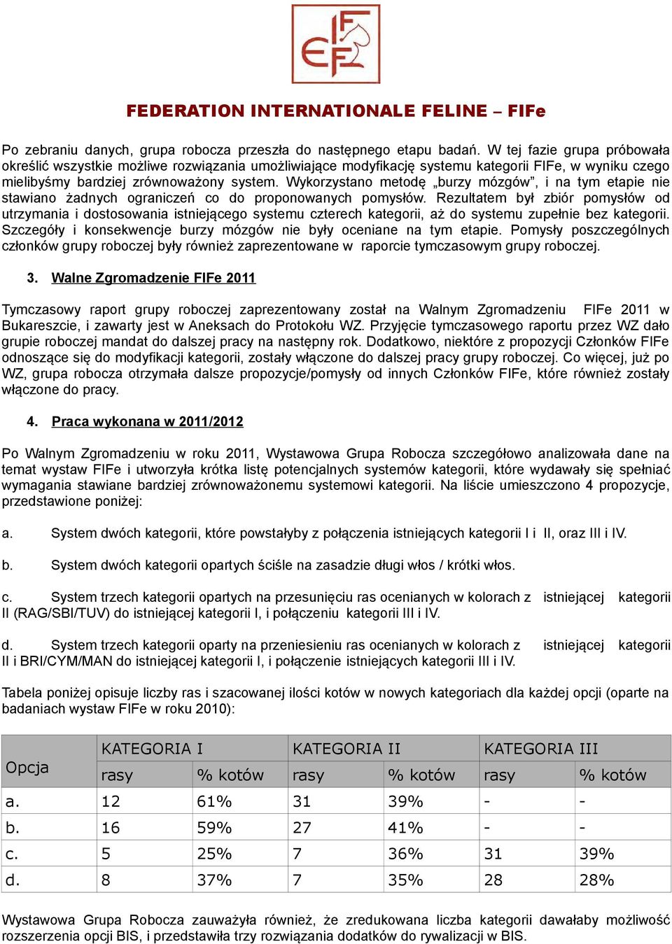 Wykorzystano metodę burzy mózgów, i na tym etapie nie stawiano żadnych ograniczeń co do proponowanych pomysłów.