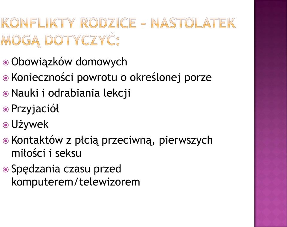 Przyjaciół Używek Kontaktów z płcią przeciwną,