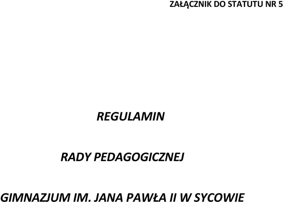 PEDAGOGICZNEJ